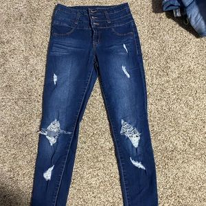 Cute high waisted skinny jeans